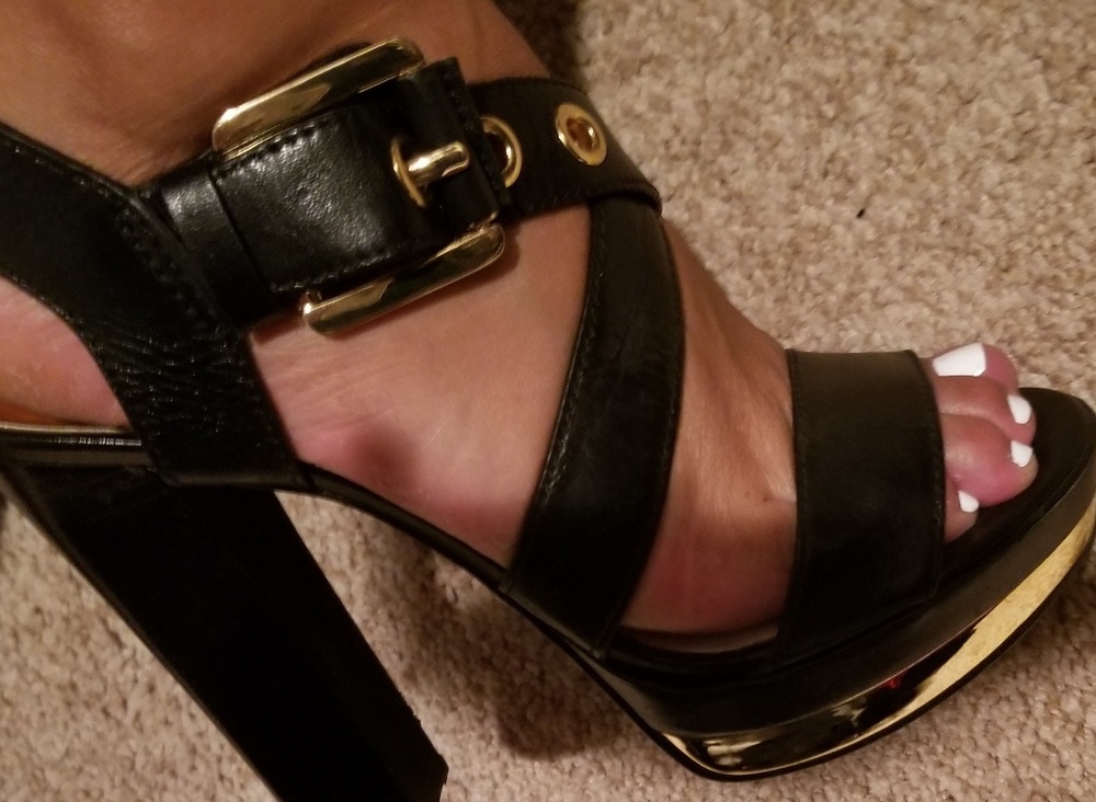Michael Kors chunky heels